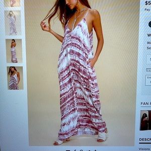 Lulus Tie Dye Maxi Dress